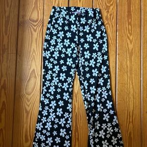 Urban Outfitters floral y2k flare pants